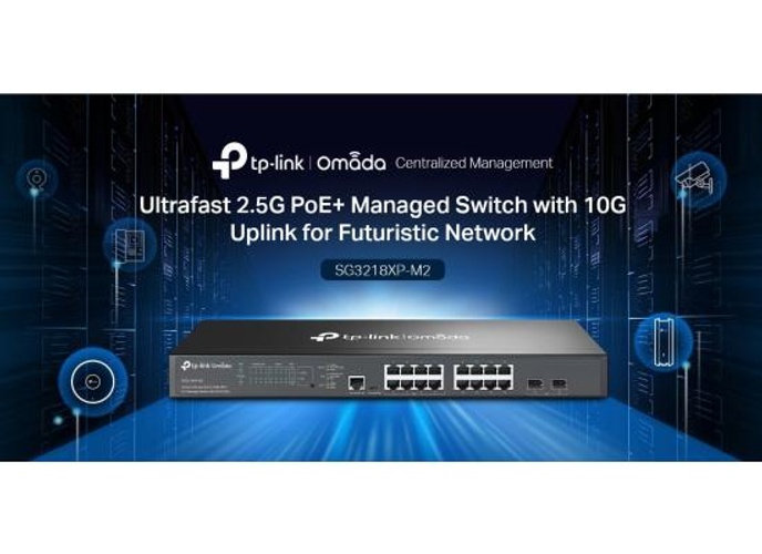 TP-Link Omada SG3218XP-M2 | 16 Port Multi-Gig 2.5G PoE Switch, 2x10GE SFP+ Port, 8 PoE+ Port@240W | L2+ Smart Managed | Support Omada SDN | Static Routing, IGMP Snooping, Abundant Security Features product thumbnail 2