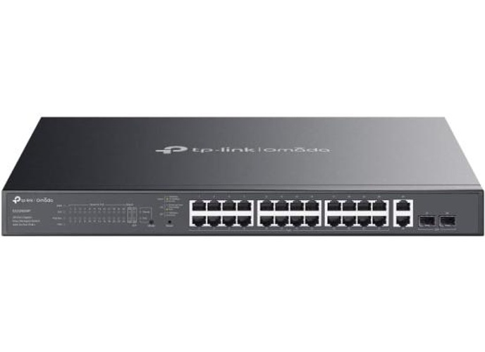 TP-Link Omada ES228GP 28-Port Gigabit Easy Managed Switch with 24-Port PoE+, 2× Gigabit SFP Slots, 250W Power Budget, QoS, PoE Auto Recovery, Port Isolation, Centralized Cloud Management product thumbnail 2