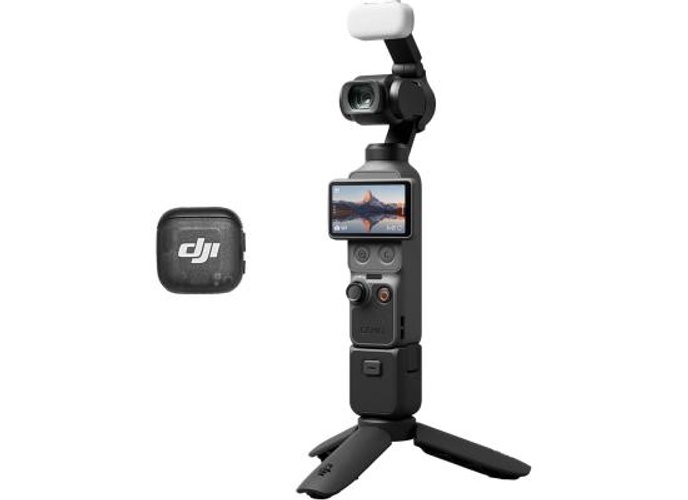 DJI Osmo Pocket 4 Creator Combo Action Camera, 1" CMOS Sensor, 4K 240fps Video, 3 Axis Stabilized, 107GB Storage, ActiveTrack, 7 Smart Tracking, 10Bit D Log Color, Black product thumbnail 2
