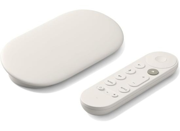 Google TV Streamer 4K - Fast Streaming Entertainment on Your TV with Voice Search Remote - Watch Movies, Shows, Live TV, and Netflix in 4K HDR - Smart Home Control - 32 GB of Storage - Porcelain product thumbnail 2