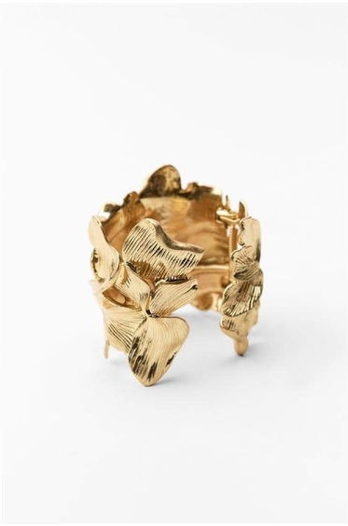 Metallic Textured Flowers Bracelet product thumbnail 4