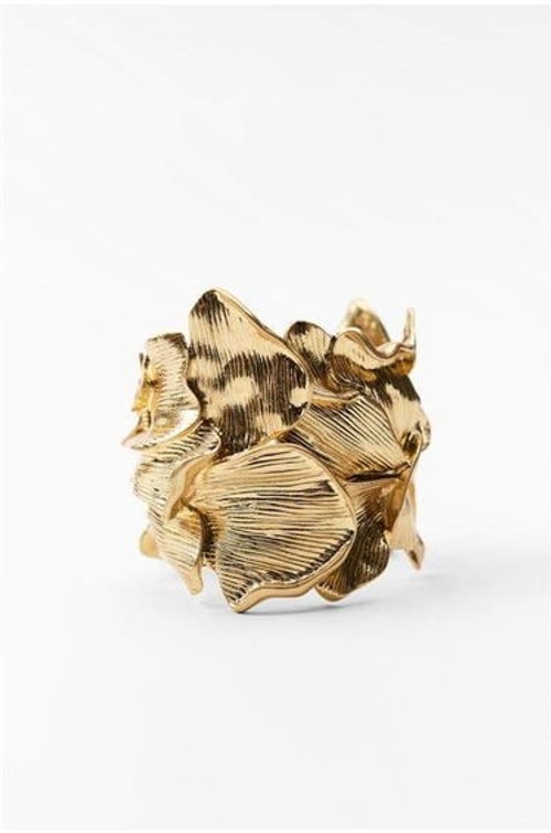 Metallic Textured Flowers Bracelet product thumbnail 2
