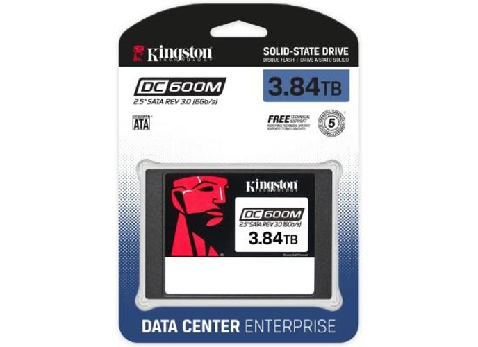 Kingston DC600M 3.84TB Enterprise-Class Enterprise-class For Data Center & Server 2.5" SATA SSD product thumbnail 2