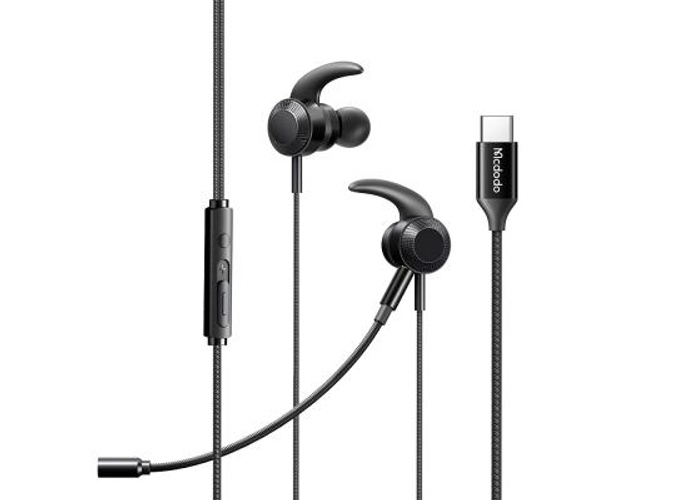 Mcdodo HP-1340 Wired gaming headphones with microphone, USB-C - Black product thumbnail 2