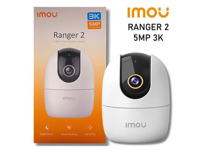 Imou Ranger 2 5MP 3K Camera for Home, 360° Security Camera, WIFI Camera Indoor, Baby Monitor, CCTV Camera for Home Wireless, Surveillance Camera with Human Detection, Smart Motion Tracking, Two-Way Talk, Alexa product thumbnail 2