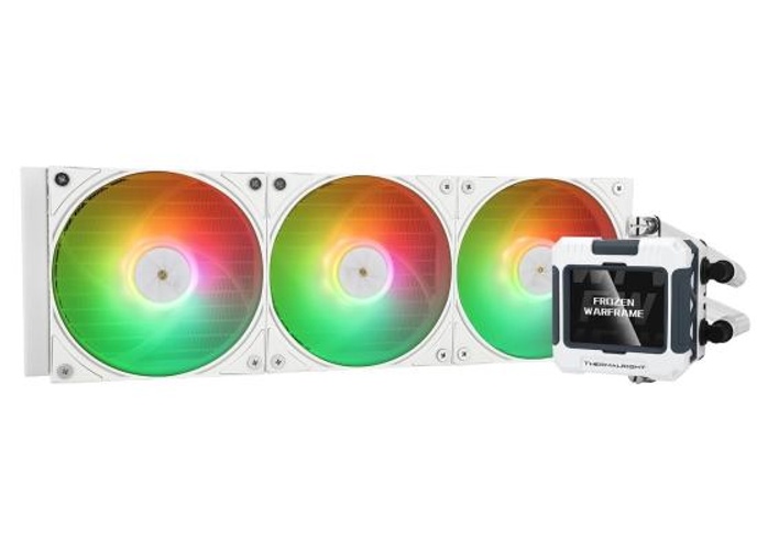 Thermalright Frozen Warframe 360 White ARGB CPU Water Cooler 360° AIO Cooling, 320x240 IPS Resolution, LCD Display, Liquid CPU Cooler for AMD/Intel product thumbnail 2