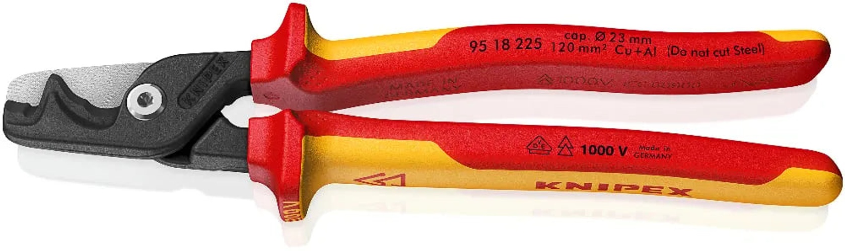 Knipex StepCut® XL Cable Shears 225mm | 95 18 225