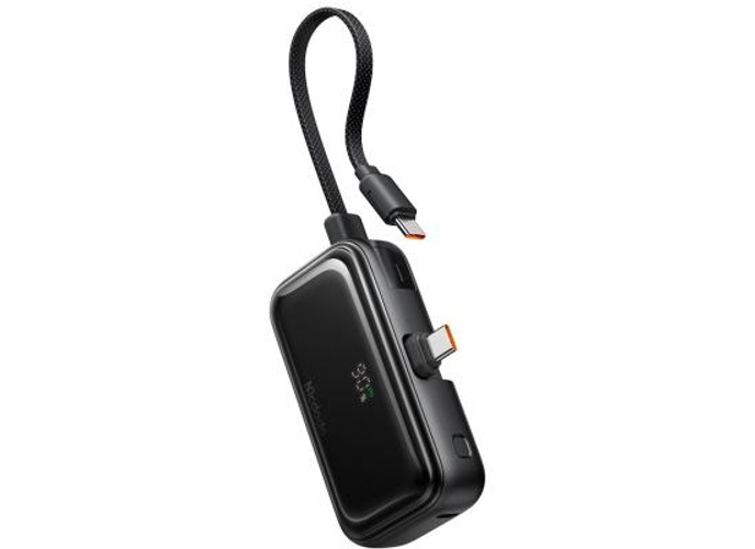 Mcdodo MC-7760 MDD Free kit Series Power Bank with USB-C Plug Digital Display 5000mAh 20W Portable Phone Charger - Black product thumbnail 2