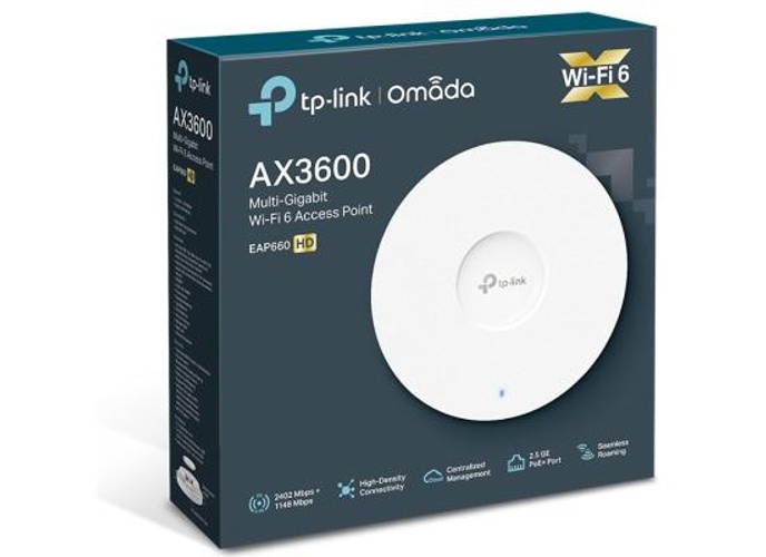 TP-Link EAP660 HD AX3600 Wireless Dual Band Multi-Gigabit Ceiling Access Point product thumbnail 2