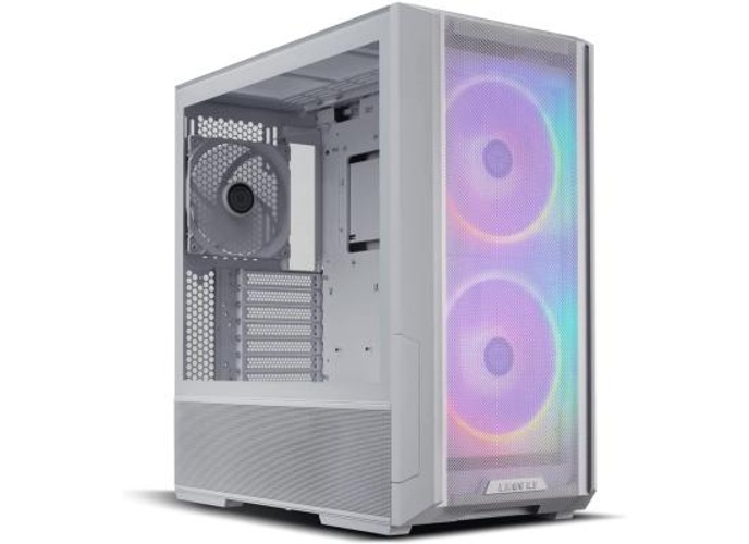 LIAN LI Lancool 216RW MESH High Airflow ARGB Mesh Front Panel w/ 3 PWM Fans w/ USB Type-C - White product thumbnail 2