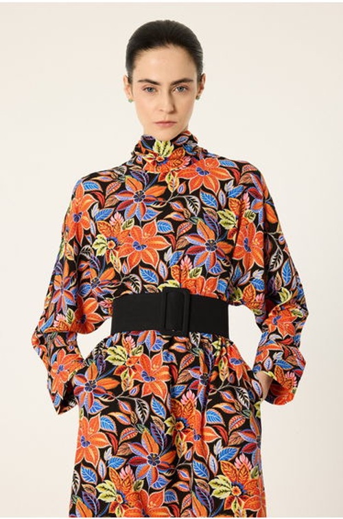 PATTERNED VISCOSE DRESS product thumbnail 3