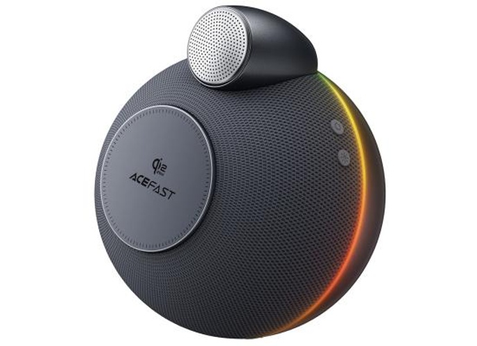 ACEFAST K10 Speaker with Two wireless charging 25W & 3W, 25W Speaker Peak Power, BT v5.4, TWS Connection, up to 10 hours - Black product thumbnail 2