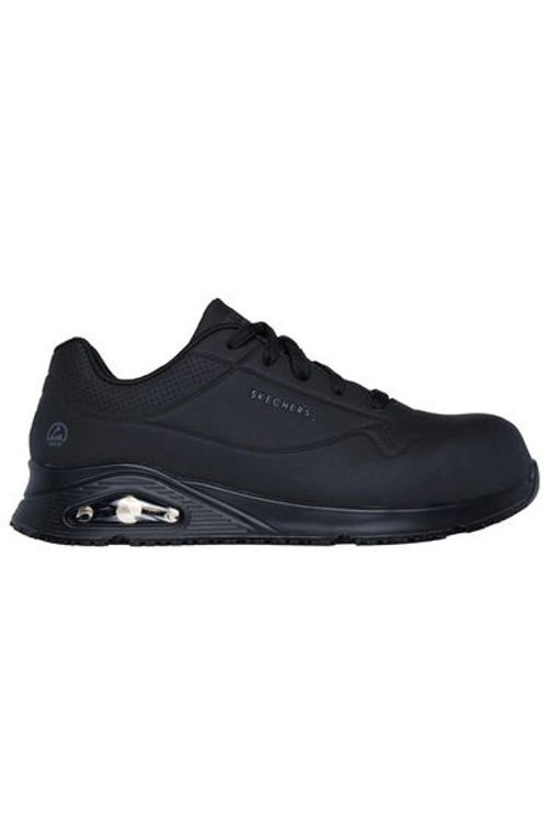 Skechers Mens Uno SR- Doltin Safety Trainers - Black product thumbnail 3
