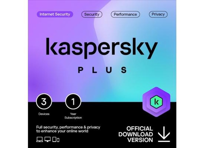 KASPERSKY Plus Internet Security Anti-Phishing & Firewall Unlimited VPN Password Manager Online Banking Protection PC/Mac/Mobile For 5 Devices 1 Year product thumbnail 2