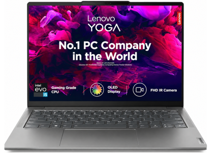 Lenovo Yoga Slim 6 (2024) NEW 13Gen Intel Core i5 13500H HIGH Performance 12-Cores Slim & Powerful Full Aluminium w/ OLED 400nits Display & BIG Battery - Storm Grey product thumbnail 2