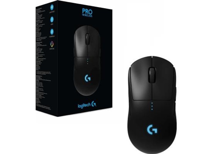 Logitech NEW G PRO Wireless HERO 25K Sensor 25,600 DPI RGB Ultra Lightweight 4-8 Programmable Buttons Long Battery Life PC & Mac , Black product thumbnail 2