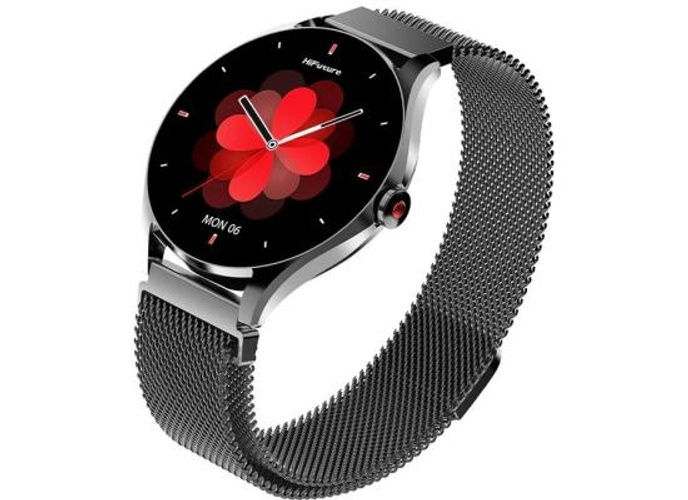 HiFuture Aura 2 Woman Bluetooth 5.3 Smart Watch, 1.32" Amoled display, IP68 Waterproof, 270mAh battery, provides up to 7 days, over 100 sports modes, Heart rate & Sleep Monitoring - Black product thumbnail 2