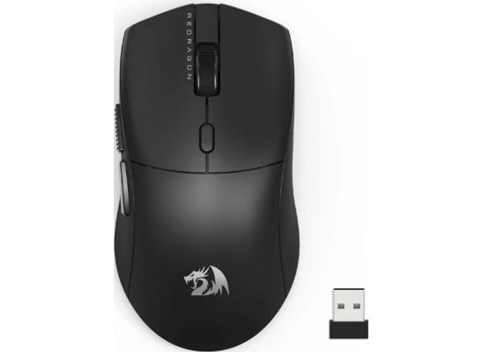 Redragon M815 NEVA Pro Lightweight Wireless Gaming Mouse Tri-Mode connectivity, BT/2.4G Wireless/Wired Optical Mice, 26000 DPI, 6 Programmable Buttons for PC/Mac, Black product thumbnail 2