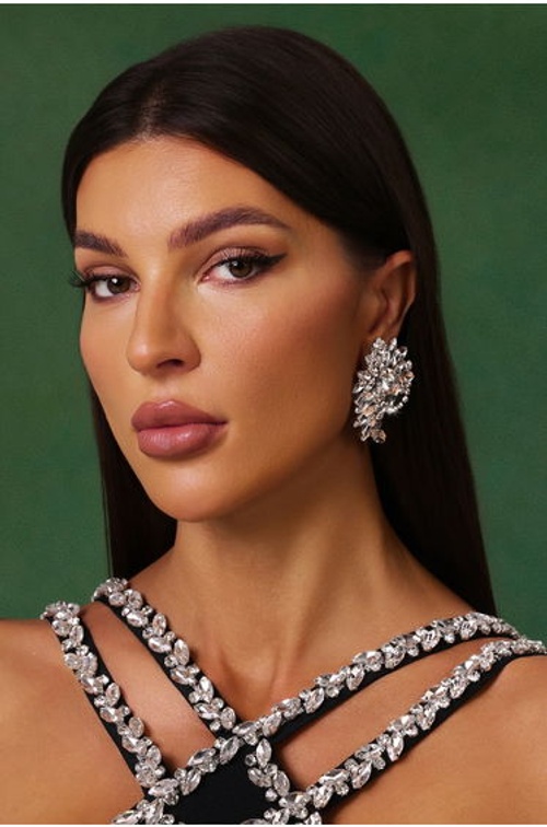 Rebekka Diamond Flowers Earrings