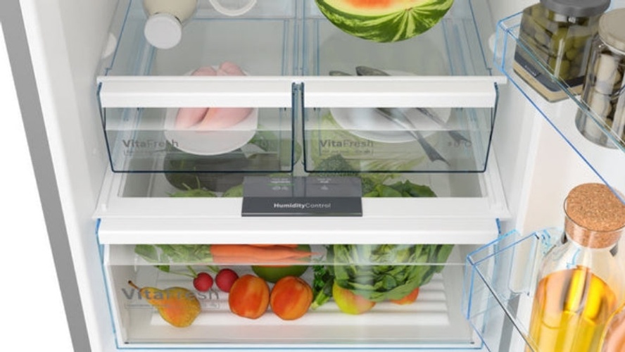 Bosch Bottom Mount Fridge Freezer A++, 70Cm, 505Lit, Series 4, Inox product thumbnail 3