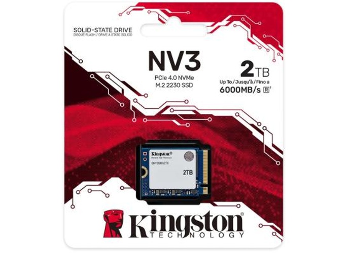 Kingston NV3 2TB M.2 2230 NVMe PCIe Gen 4x4 3D Nand Internal SSD Up to 6000 MB/s product thumbnail 2