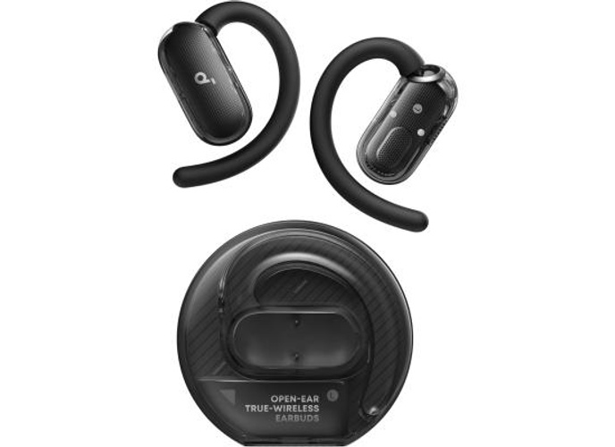 Anker Soundcore V40i, Open-Ear Headphones, Clear Design, Lidless Case, 4 Adjustable Positions for Every Ear Size, Richer Bass, IP55, 21H Playtime, AI Clear Calls, Bluetooth 5.4, App Control - Black product thumbnail 2
