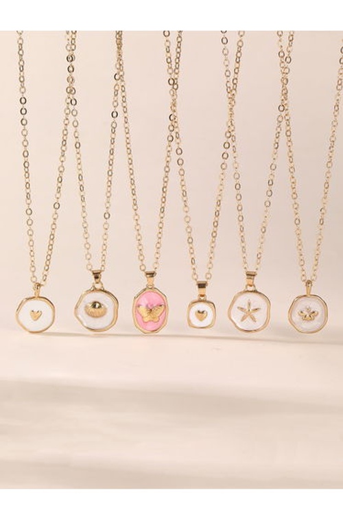 Pack of 6 - Charming Pendant Necklace product thumbnail 2