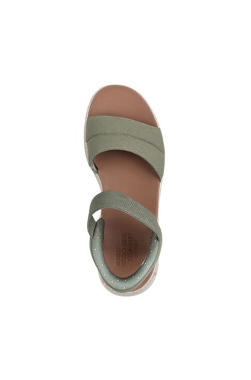 BOBS SUN RAY Slip-Ins Padded Vamp Quarter Strap Sandal Olive product thumbnail 4