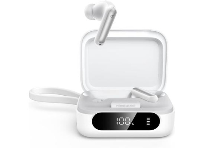 Anker Soundcore P41i Adaptive Noise Cancelling Earbuds with Portable Phone Charger, Only for USB-C Charging, 12H Playtime, 192H with Case, 6-Mic AI Clear Calls, IPX5 Wireless Bluetooth Earbuds - White product thumbnail 2