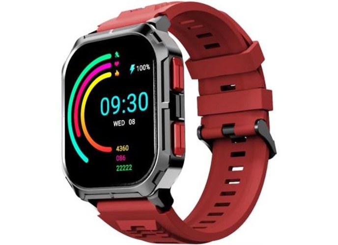 HiFuture ULTRA 3 Bluetooth Calling Smart Watch, 2.0-inch IPS Display, IP68 Waterproof, 24/7 True heart rate & Blood oxygen sensor (the fifth generation), Up to 7 days daily use, 100+ Sports Mode - Red product thumbnail 2