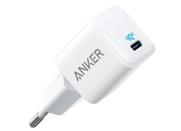 Anker Nano 20W PIQ 3.0 Charger PowerPort III USB-C Power Supply for iPhone & Samsung - White product thumbnail 2