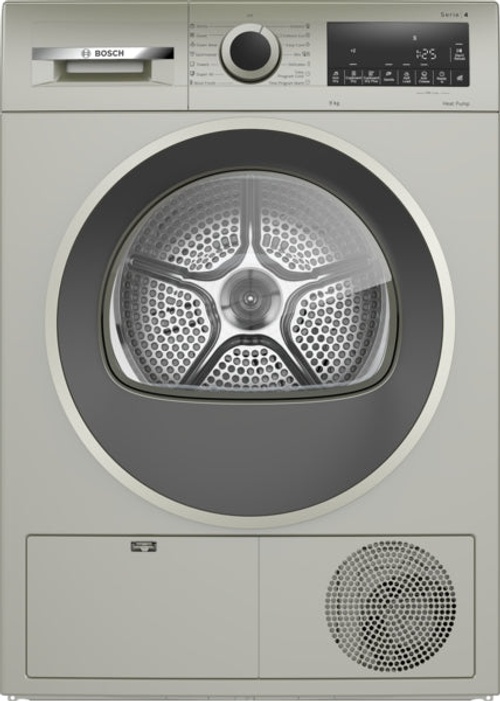Bosch Heat Pump Condenser Dryer A++, 9KG, Inox