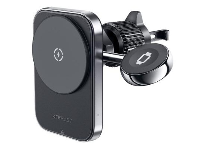 ACEFAST D18 in-car 2-in-1 Magsafe / Qi Inductive Mobile and iWatch Wireless Charging Car Holder, Convenient, fast, and efficient, 2.5W / 5W / 7.5W / 10W / 15W output - Black product thumbnail 2