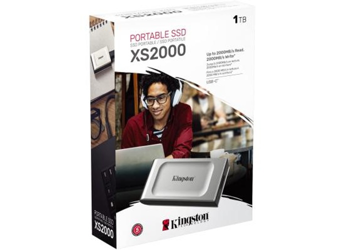 Kingston XS2000 1TB High Performance Pocket-Sized External SSD USB C product thumbnail 2