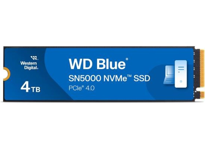 WD Blue SN5000 4TB NVMe Internal SSD - PCIe Gen 4.0, M.2 2280, Up to 5,500 MB/s w/ nCache 4.0 Technology product thumbnail 2