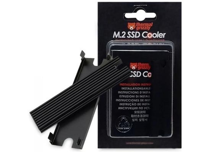 Thermal Grizzly NVMe M.2 SSD Cooler 2x Thermal Pad SSD Heatsink M.2 Passive Cooler to Eliminate Speed Reduction of M.2 2280 SSD product thumbnail 2