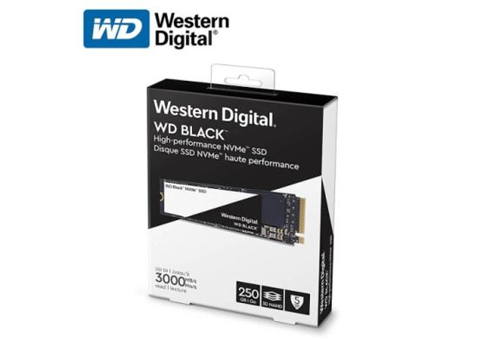 WD BLACK SN750 NVMe M.2 2280 250GB PCI-Express 3.0 x4 SSD product thumbnail 2