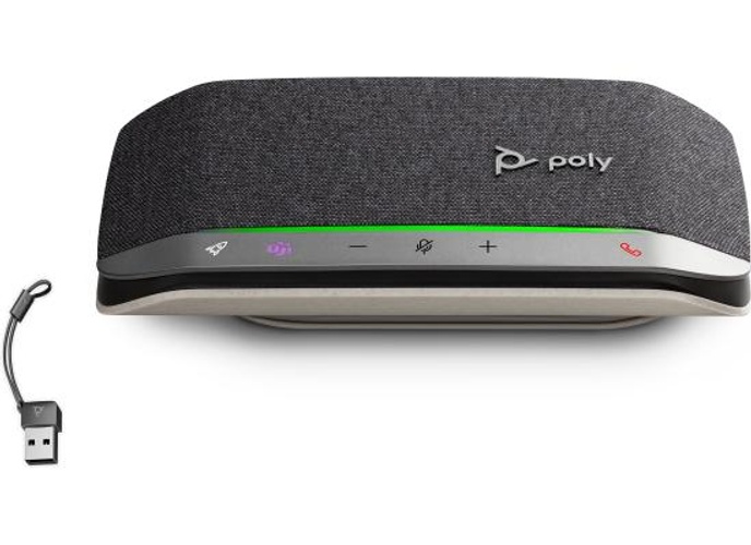 Poly Sync 20M Personal Portable Bluetooth Smart Speakerphone w/ USB-C/A Adapter Adapter Connect Wirelessly to PC/Mac/Cell Phone Works w/Teams, Zoom product thumbnail 2