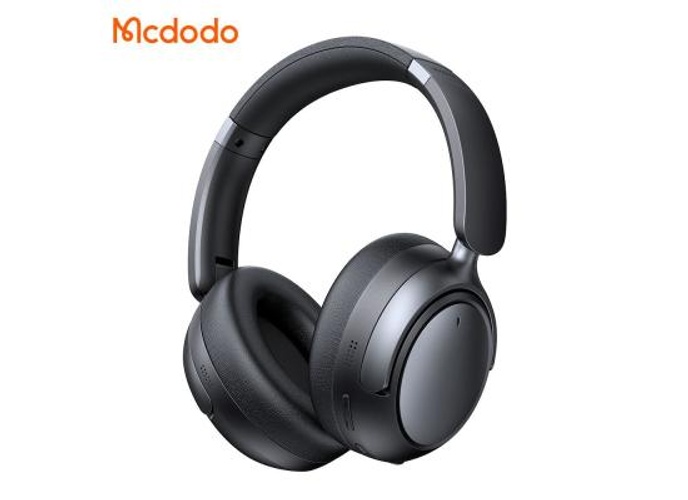 Mcdodo HP-1400 Bluetooth 5.3 Active Noise Cancelling Headphones up to 70H Playtime, With Long ANC 35H, 40mm Dynamic Drivers - Black product thumbnail 2