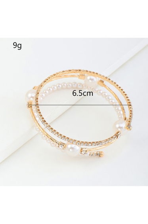 Embellished Faux Pearl Bangle product thumbnail 2