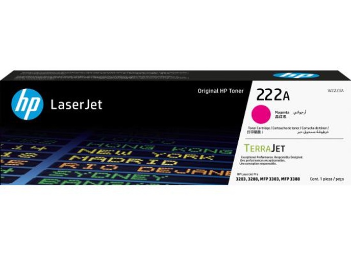Hp 222a Magenta Original Laserjet Toner Cartridge (W2223a) Compatible With Hp Laserjet Pro 3203, 3288, 3303, 3388 Printers product thumbnail 2