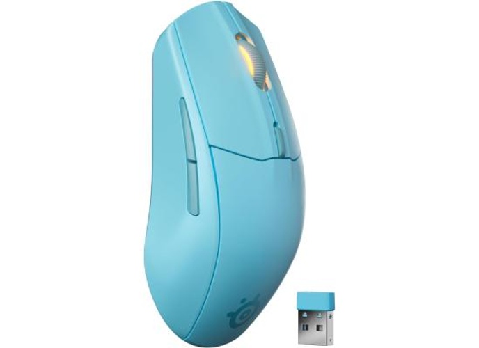 SteelSeries Rival 3 Wireless Gen 2 Gaming Mouse 2.4GHz and Bluetooth 18000 DPI TrueMove Air Optical Sensor 60 Million Click Durability Light-Weight 100% PTFE Feet , Aqua product thumbnail 2