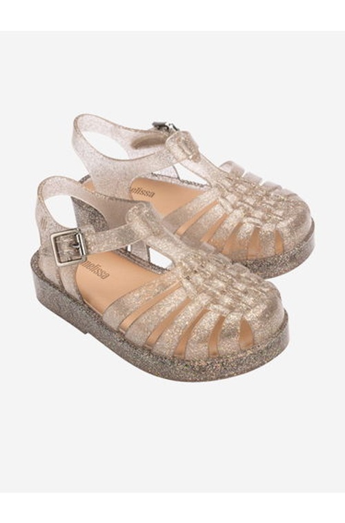 Girls Possession Shiny Sandals in Gold product thumbnail 2