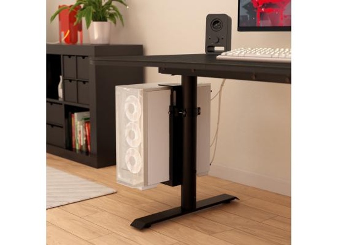 Arozzi Arena PC Mount Space-Saving Adjustable Height & Width Heavy-Duty Steel 360° Mounting Support up to 30KG , Black product thumbnail 2