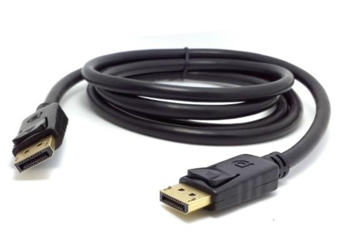 Prime DisplayPort cable DP male to DP male 2m Support 4K , Black product thumbnail 2