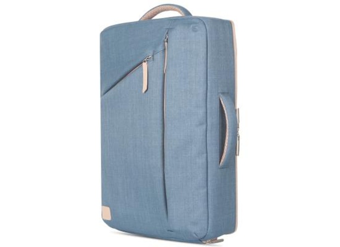 Moshi Venturo Backpack Ultra-Lightweight, An ergonomic, crossbody laptop backpack with cushioned compartments for a laptop (up to 15") and an iPad/tablet – Steel Blue product thumbnail 2