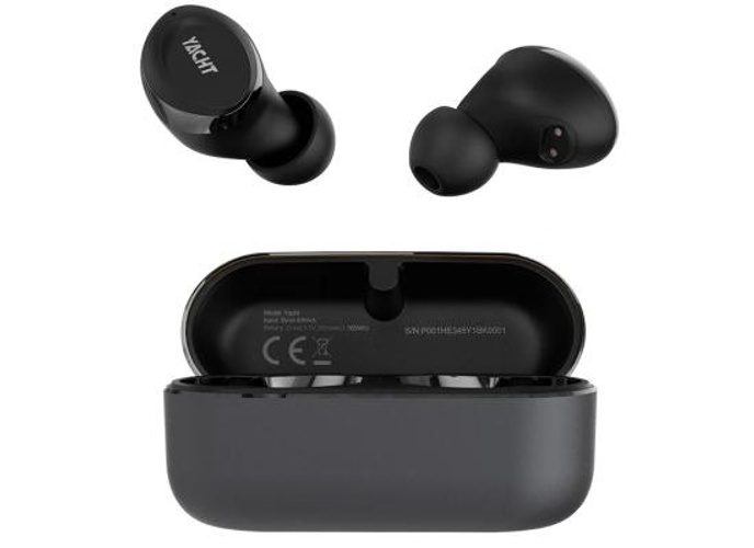 HiFuture YACHT True Bluetooth wireless 5.2 Earbuds with APTX Adaptive Qualcomm Chipset, Up to 20-Hours Battery Life, Wind Noise Cancellation 8.0, IPX5 - Black product thumbnail 2