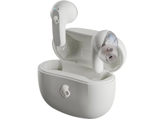 Skullcandy Rail Wireless Earbuds, Bluetooth Headphones, Noise Isolating Fit, Up to 42 Hours Battery, IP55 Sweat and Water Resistant, Microphone for iPhone Android - Bone product thumbnail 2