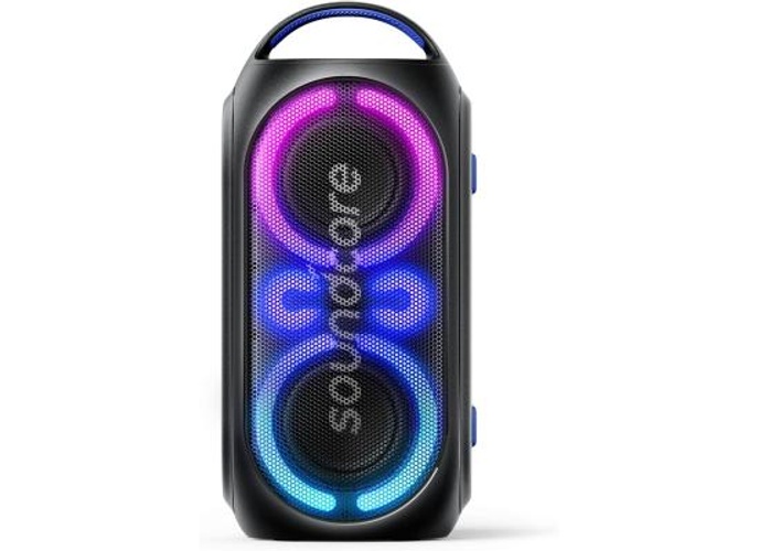 Soundcore Anker Rave Party 2 Portable Speaker, 120W Stereo Sound, PartyCast 2.0, Light Show, IPX4 Water-Resistant, 16H Playtime, Mic Input, Custom EQ & Bass Up for Party, Tailgating, Backyard, Pool - Black product thumbnail 2