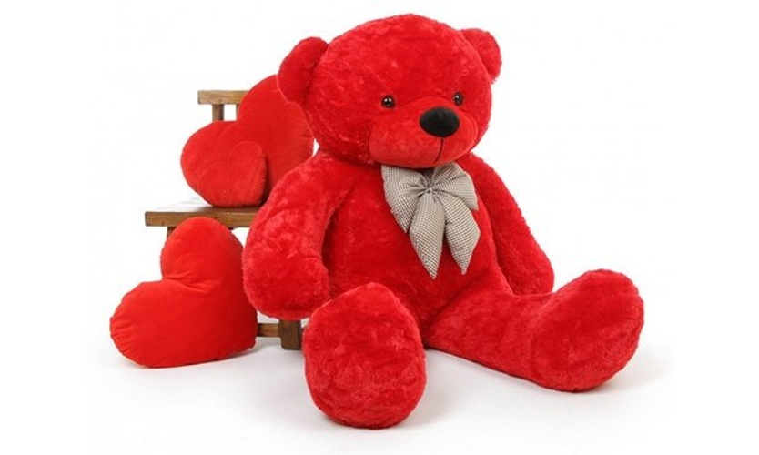Red Giant Teddy Bear دبدوب الحب العملاق